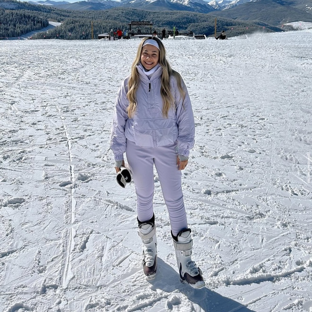 Women's Lavender Ski Jacket and Pants